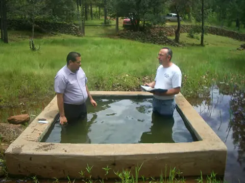 Gloria al Padre GAP Ministries New Believers in Christ Camp; Baptism