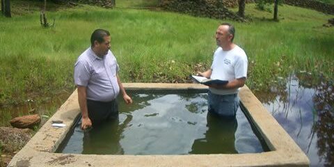 Gloria al Padre GAP Ministries New Believers in Christ Camp; Baptism